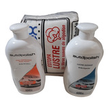 Kit Pulido Autopolish 450ml+autocera 450ml+estopa Lustre