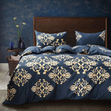 King Duvet Cover Set  Piezas Gsm Microfibra Hipoalergé...