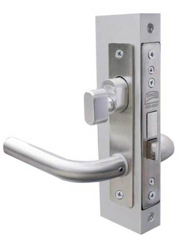 Chapa Puerta Aluminio Phillips Mod 570 3 Colores Color Gris/puerta De Baño