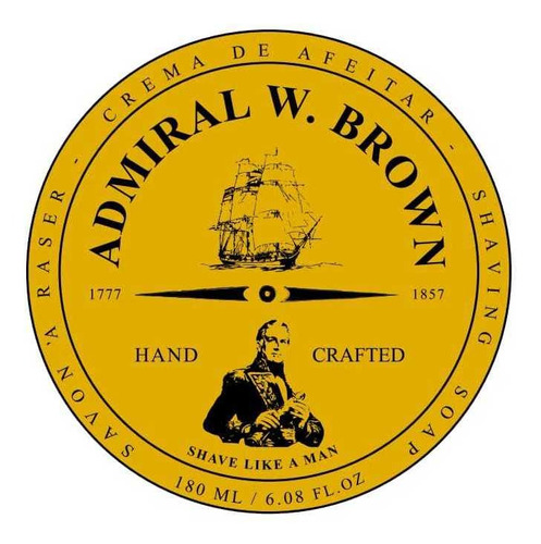 Crema De Afeitar Admiral W. Brown 