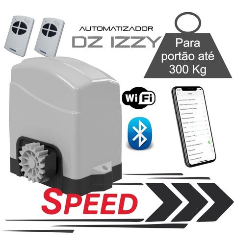 Motor Para Portão Correr Speed Agl Izzy Wifi 100% Internet