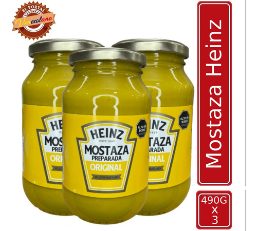 Mostaza Heinz Venezolana X 3 - G - g a $54