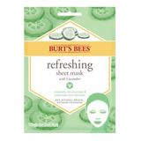 Burt´s Bees Mascara Facial Refrescante Sheet Mask Whit Pepin