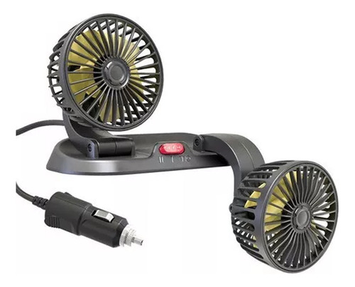 Ventilador Doble De 360 Grados De 12v Para Auto