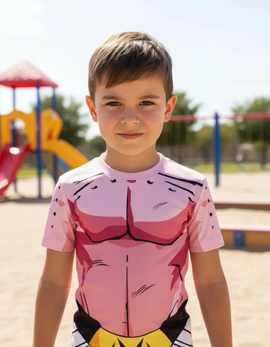 Playera Sublimada Infantil Majin Boo