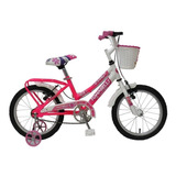 Bicicleta Tomaselli Lady Rodado 14 Nena - Cordoba Color Rosa Flúor