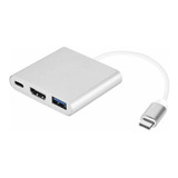 Adaptador Conversor Usb C -  Hdmi Usb 3.0 Usb C  Otg Irt