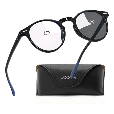 Lentes Fotocromáticos Dama Hombre Computadora Uv Filtro Azul Color Negro Brillante | Envío gratis