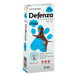 Defenza Azul 400mg Anti Pulga Carrapato Sarna Cães 20a40kg