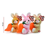 Peluche Conejo Con Zanahoria 19cm Phi Phi Toys