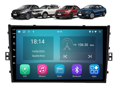 Multimidia Nivus Sense 2024 9p Android 13 Auto Carplay 2gb