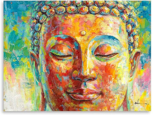 Buda Pared Arte Yoga Decoración Â Póster De Medit...