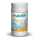 Cloro Pastillas Vulclor 50gr X 1 Kg Vulcano Disolución Lenta