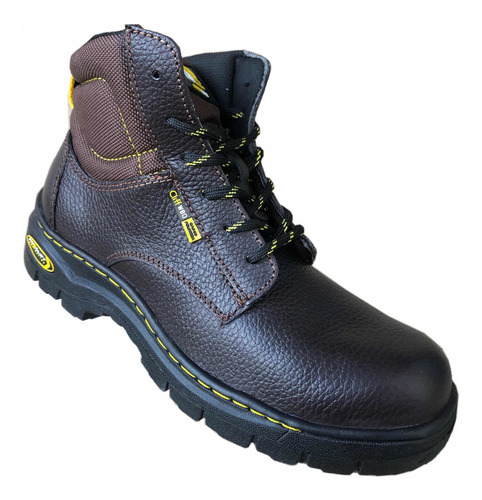 Bota Cliff Trabajo Cosida Dielectrica Refoz Piel 5303 Caoba