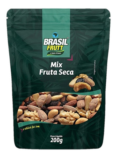 Mix De Frutas Secas Castanhas Pacote 200g Brasil Frutt