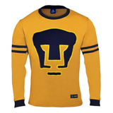 Pumas Unam Playera Retro Epoca Dorada Campos Manga Larga 