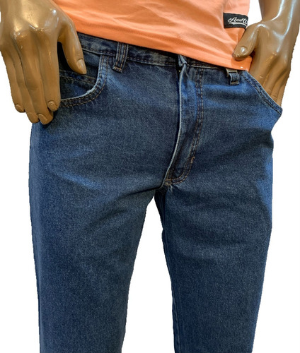 Pantalon Clasico Hombre Jean Costura India Montana 54 Al 60