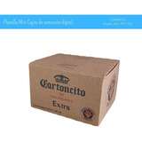 Mini Cartoncito Botanero Corona Plantilla Editable