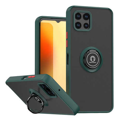 Funda Para T-mobile Revvl 7 5g - Funda Esmerilada Pc Dura,360 Anillo Iman Soporte,a Las Huellas Dactilares,a Prueba De Caídas Antigolpes Phone Case | MercadoLibre