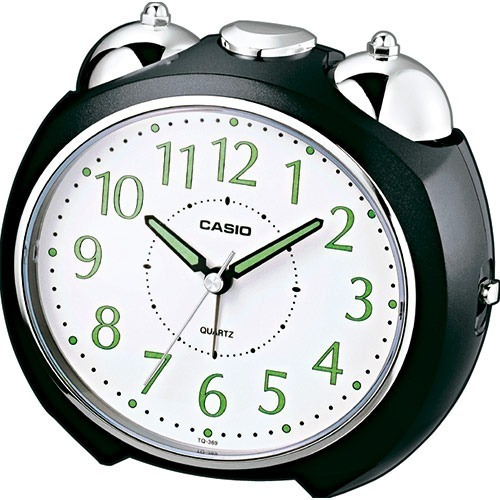 Reloj Casio Tq-369 Despertador Dos Colores 100% Original 