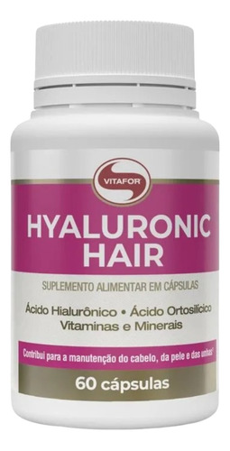 Hyaluronic Hair Acido Hialurônico E Ortosilicico - Vitafor