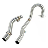 Cabezal De Mid Pipe Slip-on Compatible Con Honda