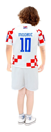 Camiseta E Calção De Futebol Seleções Mundiais Infantil