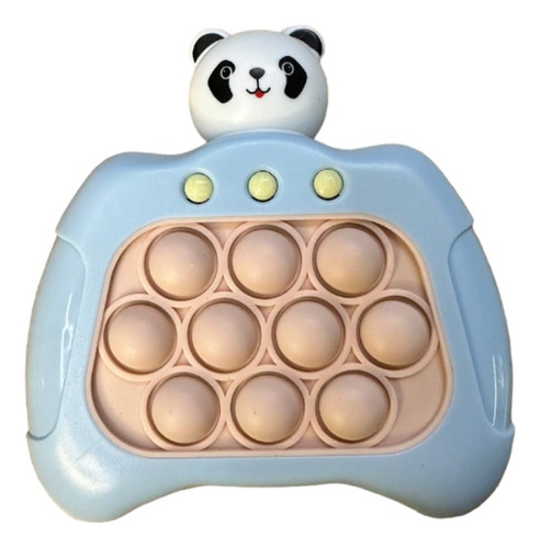 Pop It Electronico Memoria Sensorial Juguete Antiestres Shox Color Panda Celeste