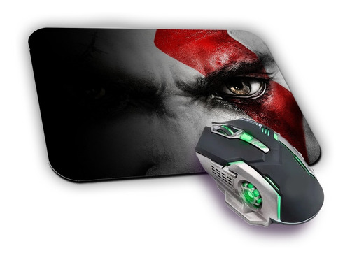 Mousepad 22x18cm Kratos God Of War Video Pc Game Jogo Gamer