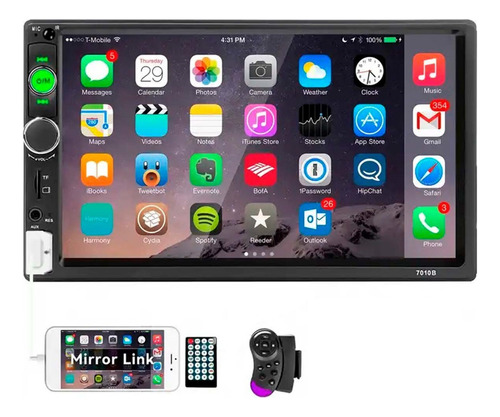 Estéreo Para Auto 7 Pulgadas 7010b Mp5 Android Carplay Auto