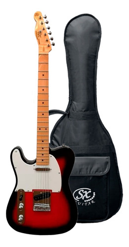 Guitarra Telecaster Sx Ftl-50 Vintage De Zurdos Con Funda