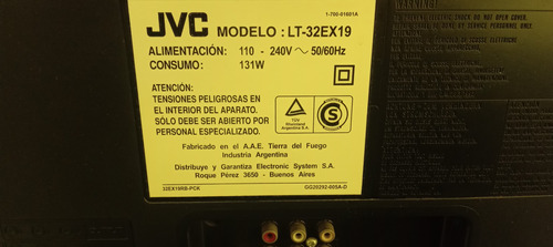 Televisor Jvc, 32 , Usado, No Smart