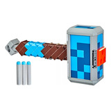 Pistola Lanza Dardos Nerf X Minecraft Stormlander Orig Lelab