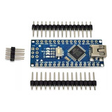 Placa Arduino Nano Conector V3 Pino Não Soldado Atmega168
