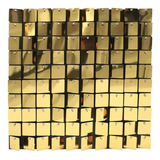 Anf Panel Decorativo 4d Dorado 30x30cm 30 Piezas Con Caja