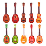 Ukulele Frutas Guitarra 4cuerdas Principiante Para Niños