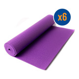 Colchoneta Mat De Yoga Enrollable De 6 Mm - Pack Por 6 Unid.