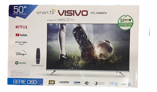 Tv Visivo 50 Vtl-u5060t4 Magic Remote