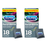 Pack 36 Condones Durex Retardante Con Benzocaína Calidad 