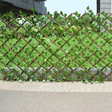 Muro Verde 2.5x.5 M Flor Pasto Artificial Cerca Jardín Valla