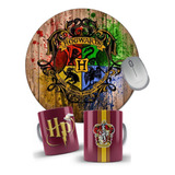 Pad Mouse Hogwarts Harry Potter Incluye Taza