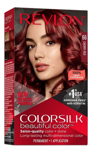 Revlon Colorsilk Rojo Cereza Permanente Tinte De Cabello