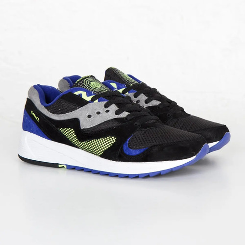 Tenis Saucony Grid 8000 Black\u002Fgrey\u002Fpurple | Meses sin interés
