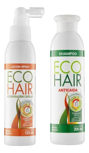 Ecohair Kit Locion Capilar 125 Ml + Shampoo Anticaida 200ml