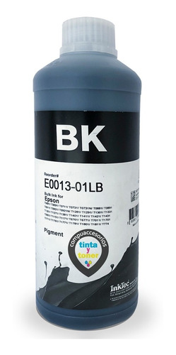 Litro De Tinta Para Epson Durabrite Inktec Negro