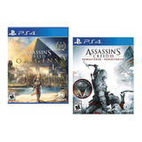 Assassins Origins + Assassins 3 Ps4 Envío Gratis Nuevos