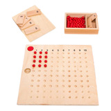 Material De Matemáticas Montessori En Caja Multiplicación