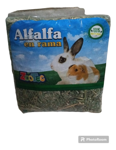 Alfalfa En Rama X 1 Kg Zootec Forraje Cobayo Conejo Roedores