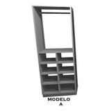 Torre Interior De Placard Mod. A 60 Ancho  6 Col A Elecc Des