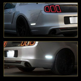 For 2010-2014 Ford Mustang White Led Rear Fender Lamp Si Aab
